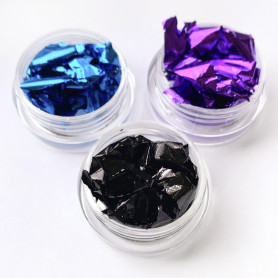 PIGMENT FLAKES blau IBDI