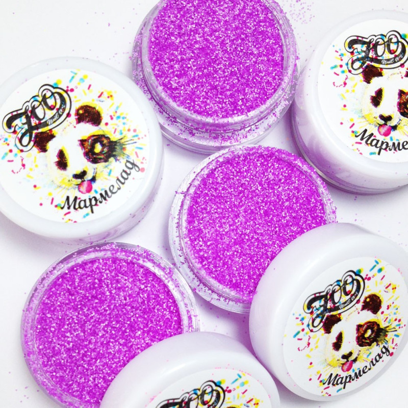 LILA- PIGMENT MARMELADE-SAND (3g) ZooNail-SAND/SUGAR EFFEKT-Double Beauty Shop