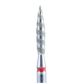 Flamme Tornado 1,6 mm bis 2,5 mm rot Fräseraufsatz Sistema
