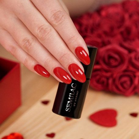 UV Nagellack Semilac 345 Gorgeous Red