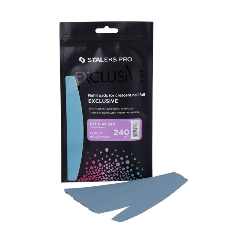 50 x Ersatzfeile (DFEX-42) STALEKS EXCLUSIVE-Feilen und Buffer-Double Beauty Shop