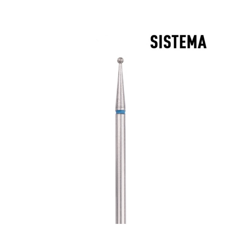 Kugel 1,2 mm bis 5,0 mm blau Fräseraufsatz SISTEMA-Kugel FORM-Double Beauty Shop