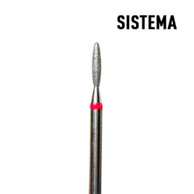 Flamme mit stumpfer Spitze 1,6 mm bis 2,5 mm rot...