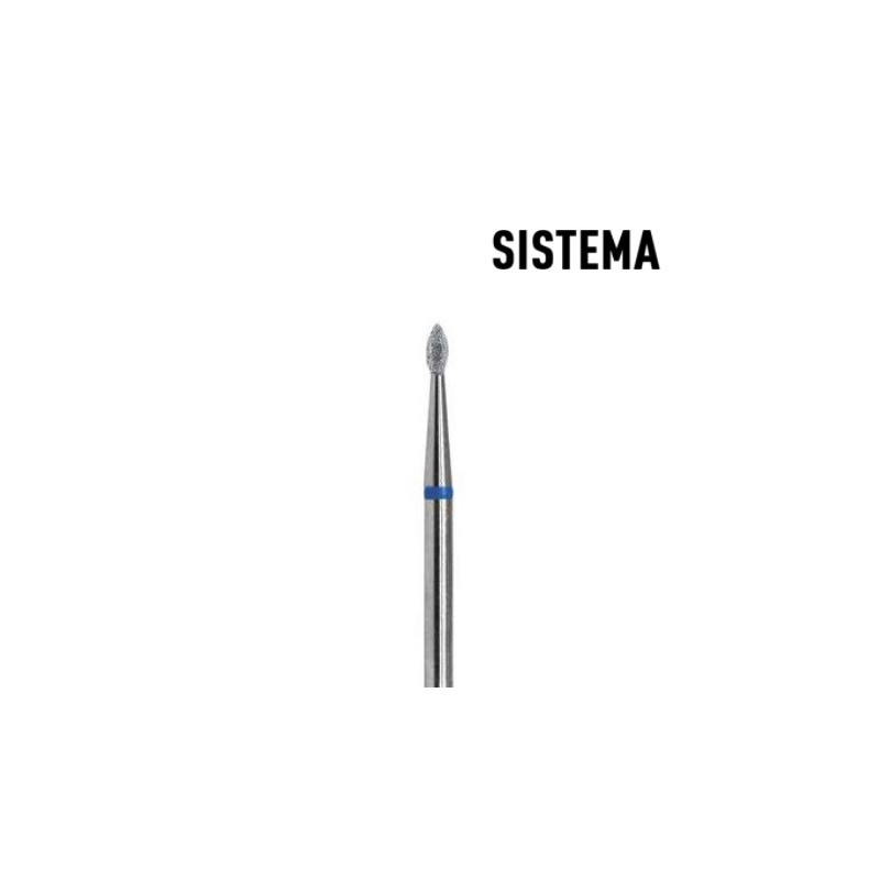Tröpfchen 1,4 mm bis 2,5 mm blau Fräseraufsatz SISTEMA-Tröpfchen FORM-Double Beauty Shop