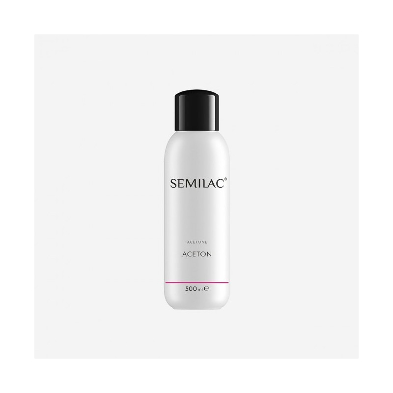 Aceton chemisch rein 500ml SEMILAC-ACETON REMOVER-Double Beauty Shop