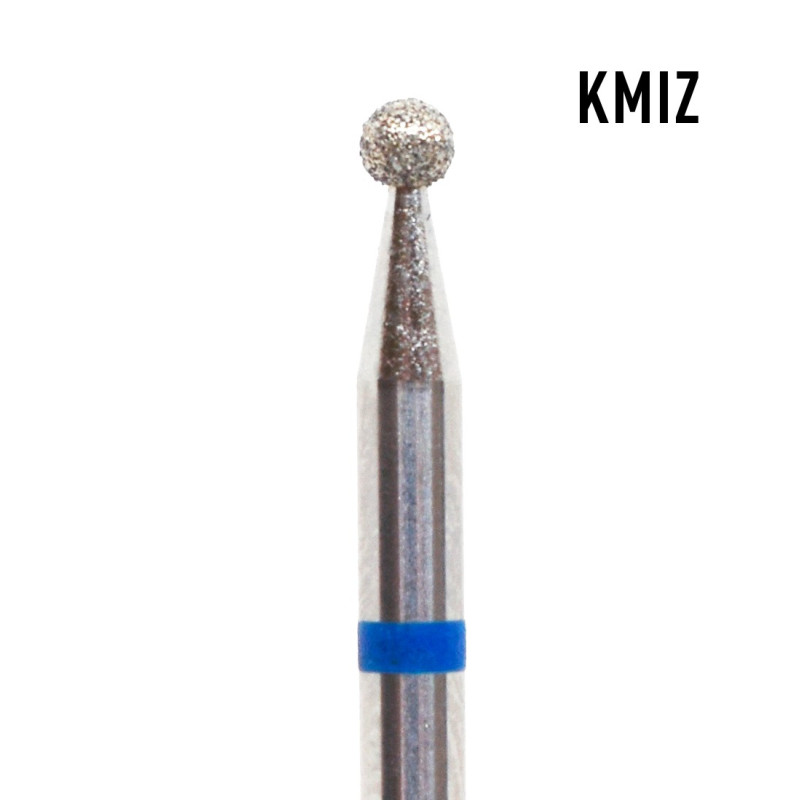 Kugel 2,1 mm bis 5 mm blau Fräseraufsatz KMIZ-Kugel FORM-Double Beauty Shop