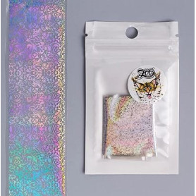 ORNAMENT - Nailart Folie Holographisch ZooNail