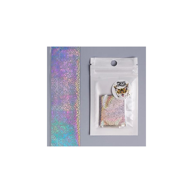 ORNAMENT - Nailart Folie Holographisch ZooNail-NAILART FOLIE-Double Beauty Shop