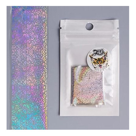 ORNAMENT - Nailart Folie Holographisch ZooNail