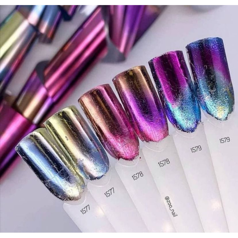 RAINBOW - Nailart Folie 1577 ZooNail-NAILART FOLIE-Double Beauty Shop
