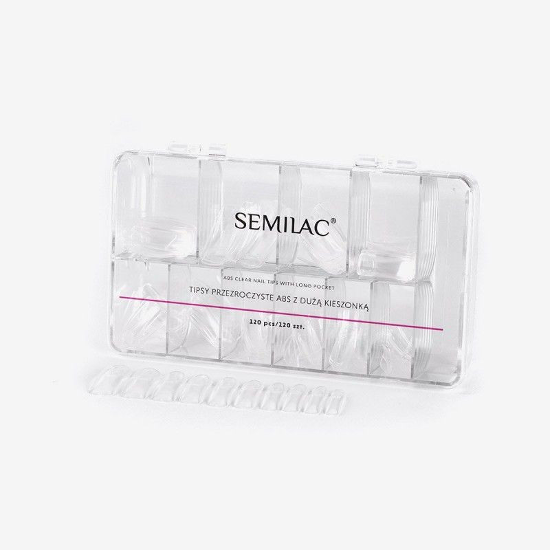 Tips Box Klar Semilac 120 st.