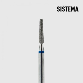 Kegel 2,1 mm bis 5,0 mm blau Fräseraufsatz SISTEMA