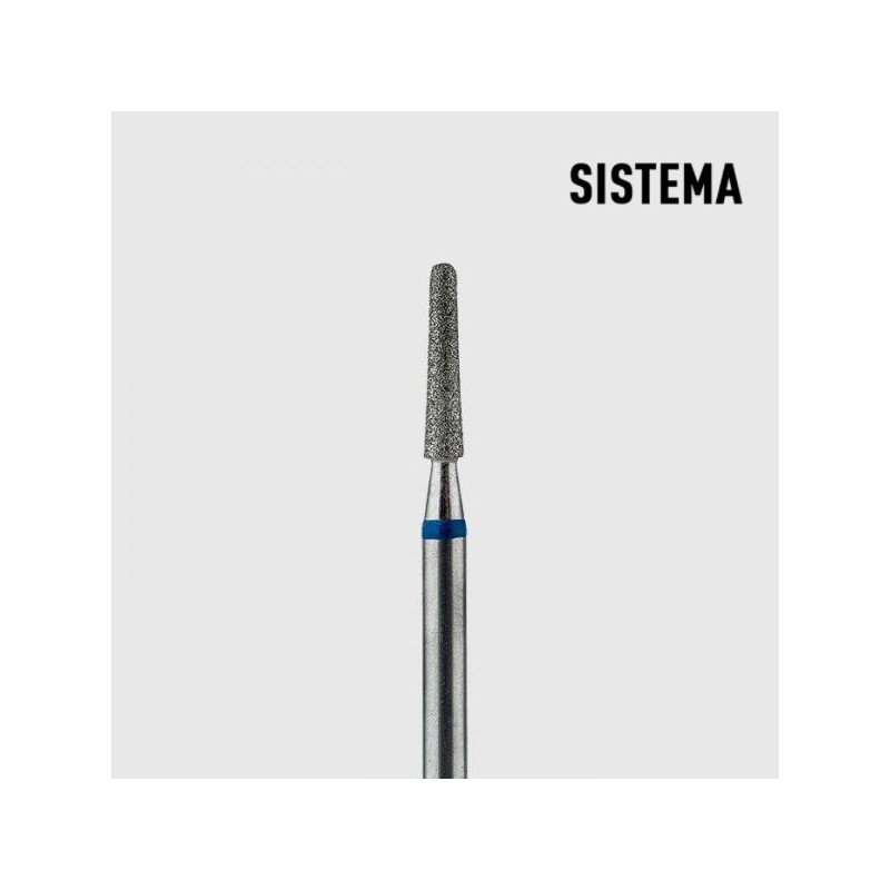 Kegel 2,1 mm bis 5,0 mm blau Fräseraufsatz SISTEMA-FRÄSER-BIT-Double Beauty Shop