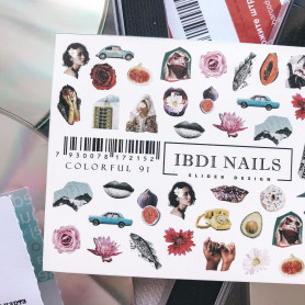 IBDI NAILS COLORFUL 91
