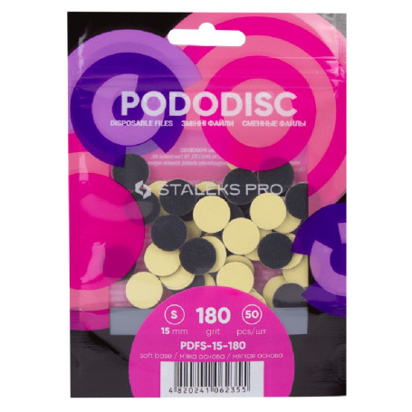 PODODISC S (15 mm) - 50 x Ersatz Schleifpapier SOFT BASE (PDFS-15) STALEKS