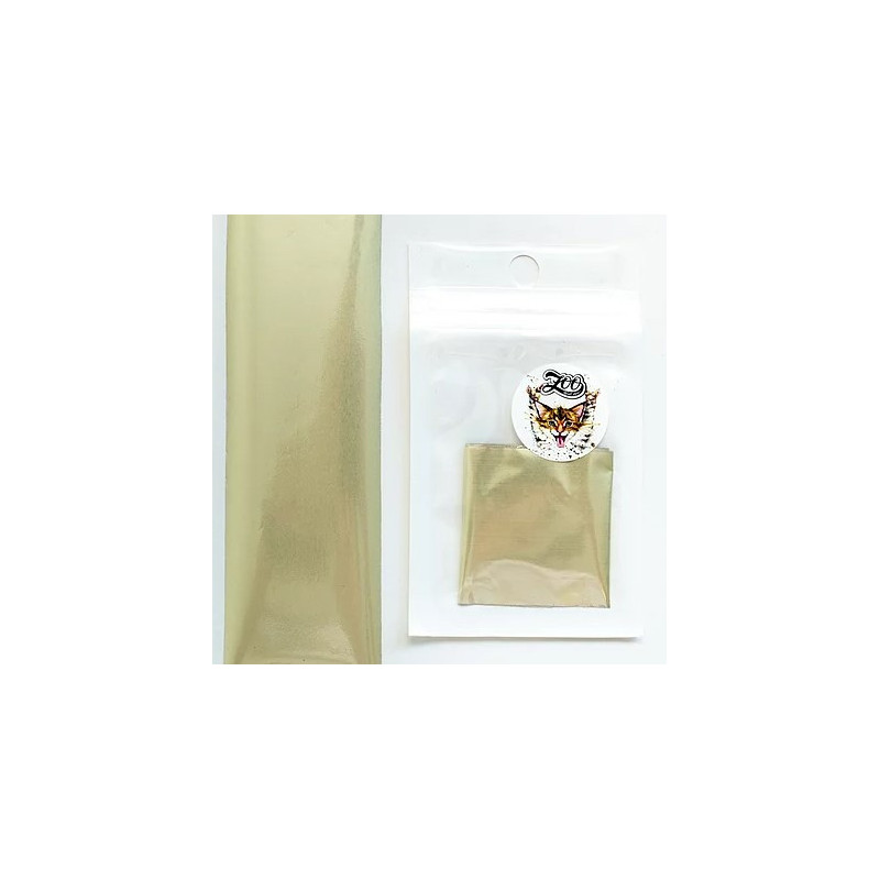 WEIßGOLD MATT - Nailart Folie ZooNail-NAILART FOLIE-Double Beauty Shop