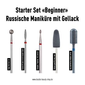 Starter Set Bits «Beginner» Russische Maniküre mit Gellack