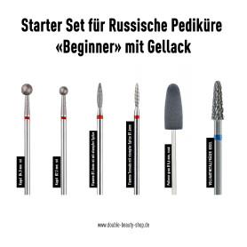 Starter Set Bits «Beginner» für Russische Pediküre mit...