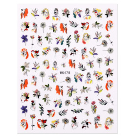 3D Aufkleber Lines 2