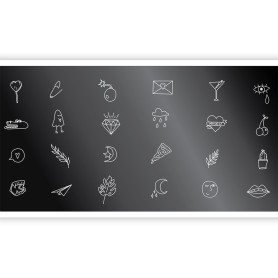 Schablone ECHO TATTOO 3 SPEKTR