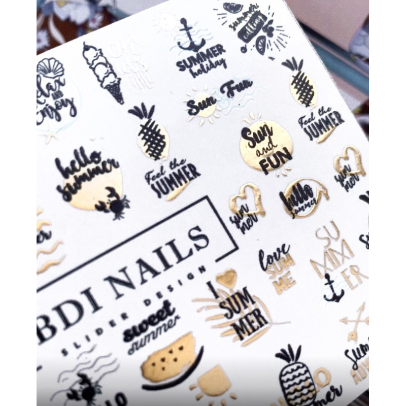 IBDI NAILS AIR FOIL 12-SLIDERS/WRAPS-Double Beauty Shop