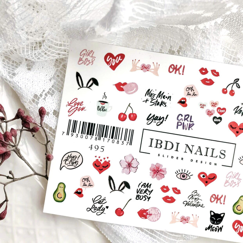 IBDI NAILS 495-SLIDERS/WRAPS-Double Beauty Shop
