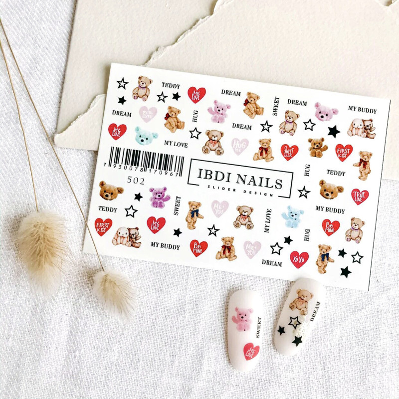 IBDI NAILS 502-SLIDERS/WRAPS-Double Beauty Shop