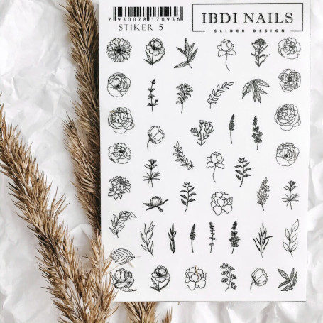 IBDI NAILS STIKER 05