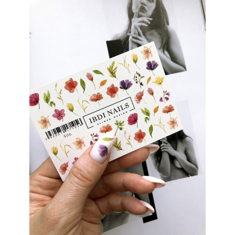 IBDI NAILS 506-SLIDERS/WRAPS-Double Beauty Shop