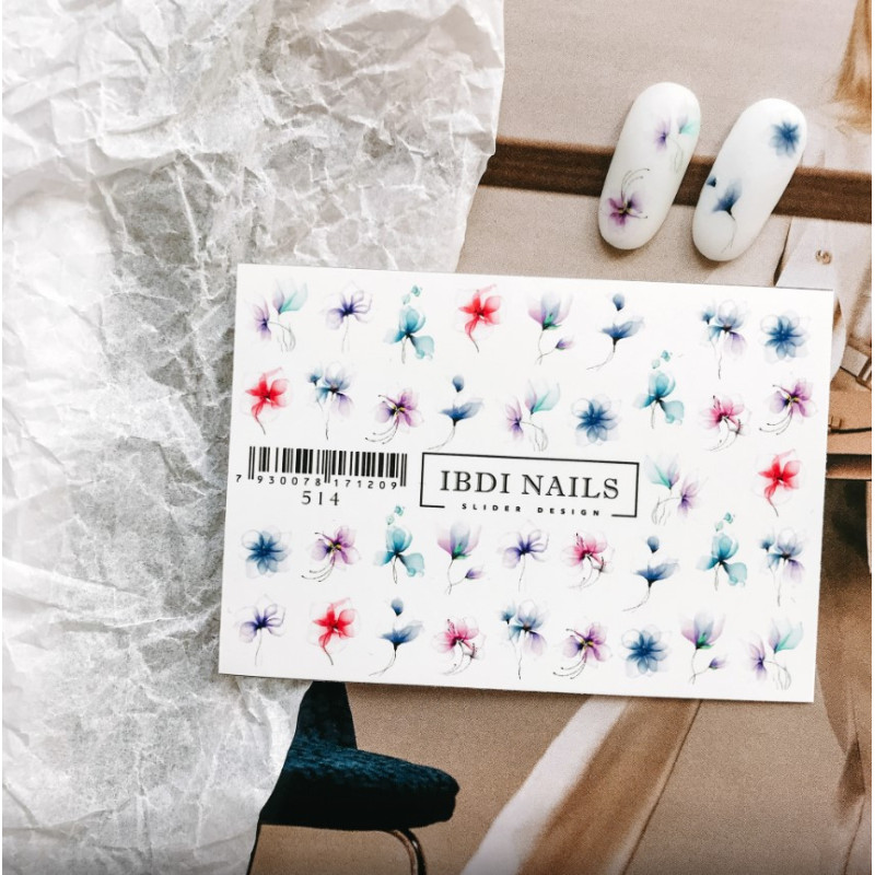 IBDI NAILS 514-SLIDERS/WRAPS-Double Beauty Shop