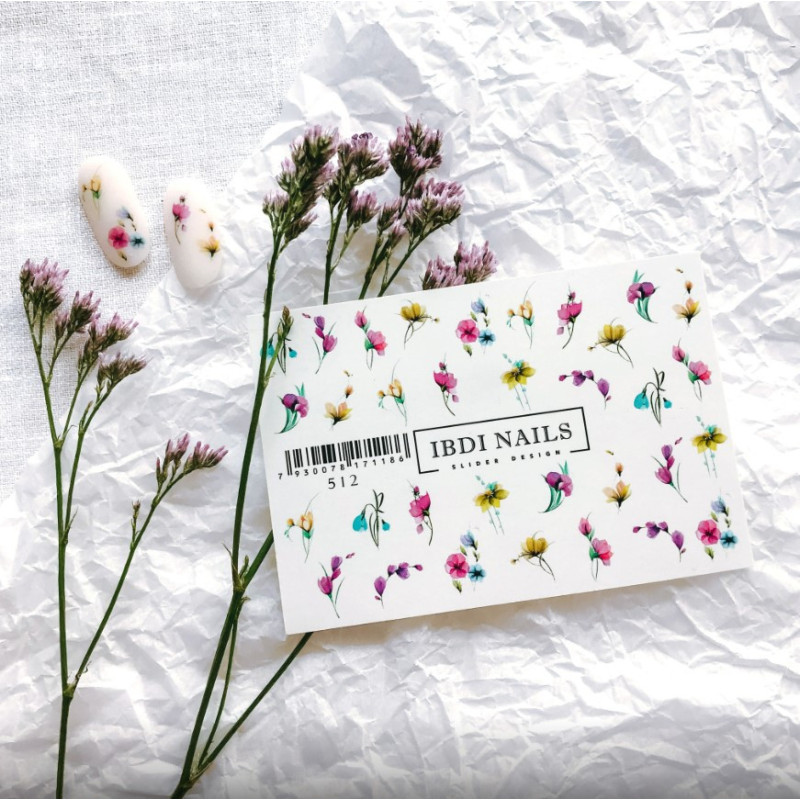 IBDI NAILS 512-SLIDERS/WRAPS-Double Beauty Shop