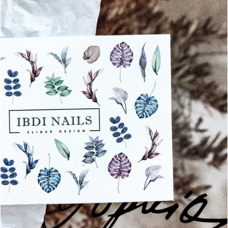 IBDI NAILS COLORFUL 51-SLIDERS/WRAPS-Double Beauty Shop