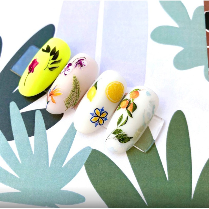 IBDI NAILS COLORFUL 53-SLIDERS/WRAPS-Double Beauty Shop