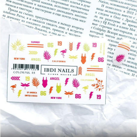 IBDI NAILS COLORFUL 55