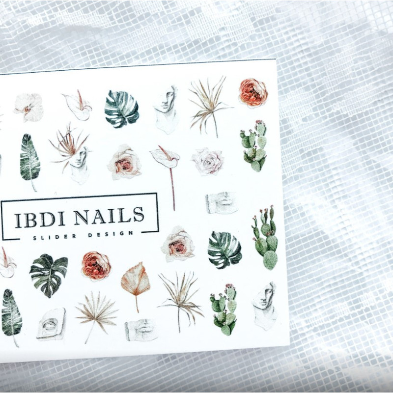 IBDI NAILS COLORFUL 58-SLIDERS/WRAPS-Double Beauty Shop