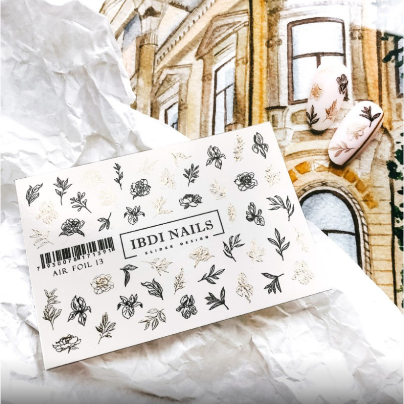 IBDI NAILS AIR FOIL 13-SLIDERS/WRAPS-Double Beauty Shop