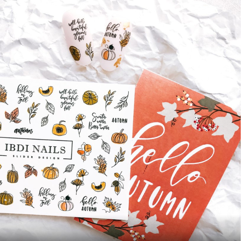 IBDI NAILS COLORFUL 61-SLIDERS/WRAPS-Double Beauty Shop