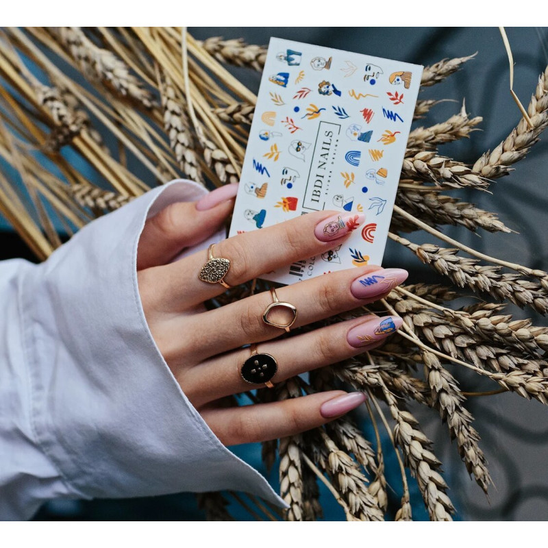 IBDI NAILS COLORFUL 63-SLIDERS/WRAPS-Double Beauty Shop