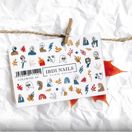 IBDI NAILS COLORFUL 63