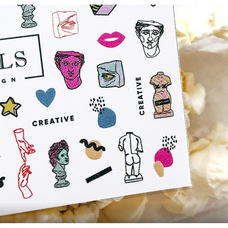 IBDI NAILS COLORFUL 66-SLIDERS/WRAPS-Double Beauty Shop