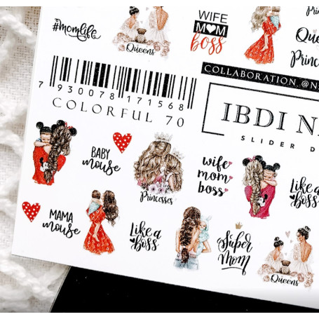 IBDI NAILS COLORFUL 70