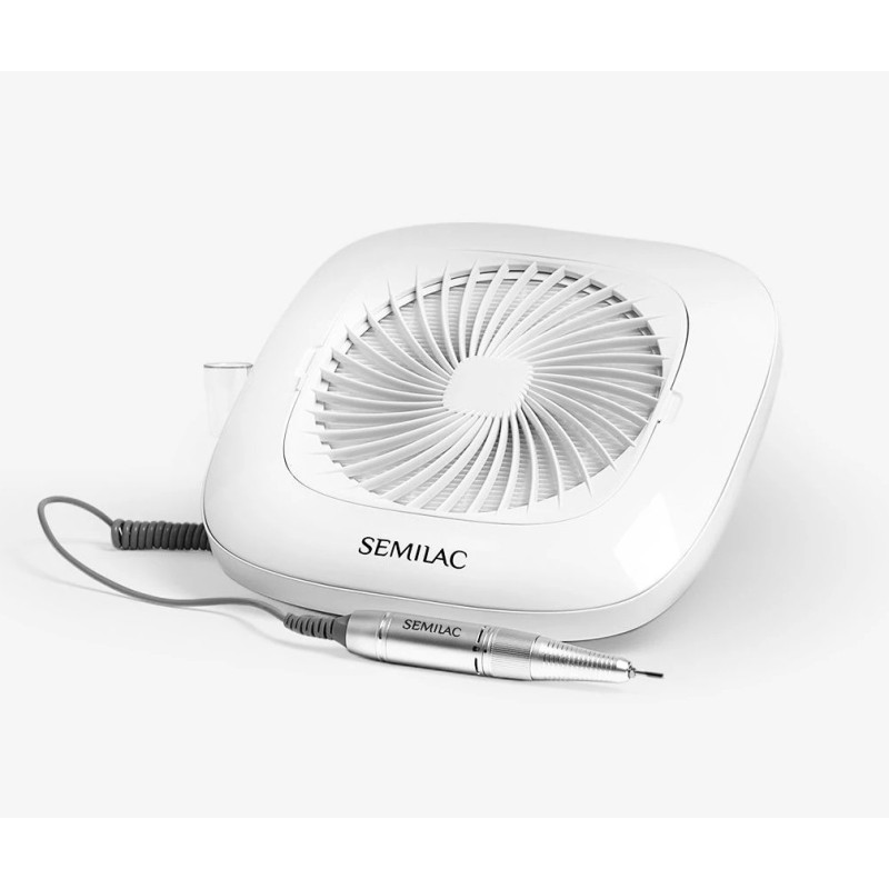 NAGELFRÄSER MIT STAUBABSAUGUNG 2IN1 NO DUST SEMILAC-Nagelfräser-Double Beauty Shop