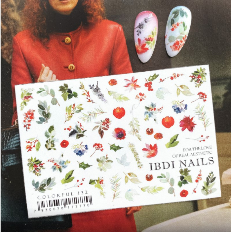 IBDI NAILS COLORFUL 132-ALLE SLIDER-Double Beauty Shop