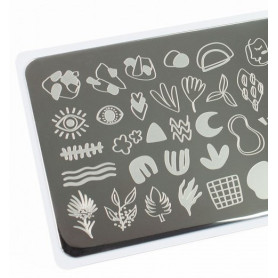 Schablone Art Chaos 1 Lesly