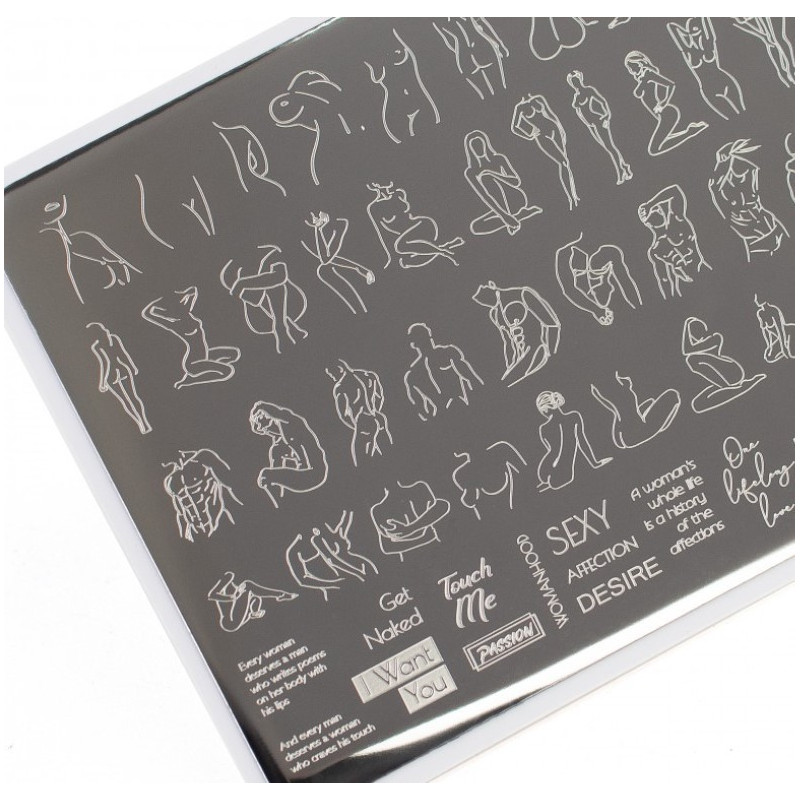 Schablone Naked Lesly-ALLE SCHABLONEN-Double Beauty Shop