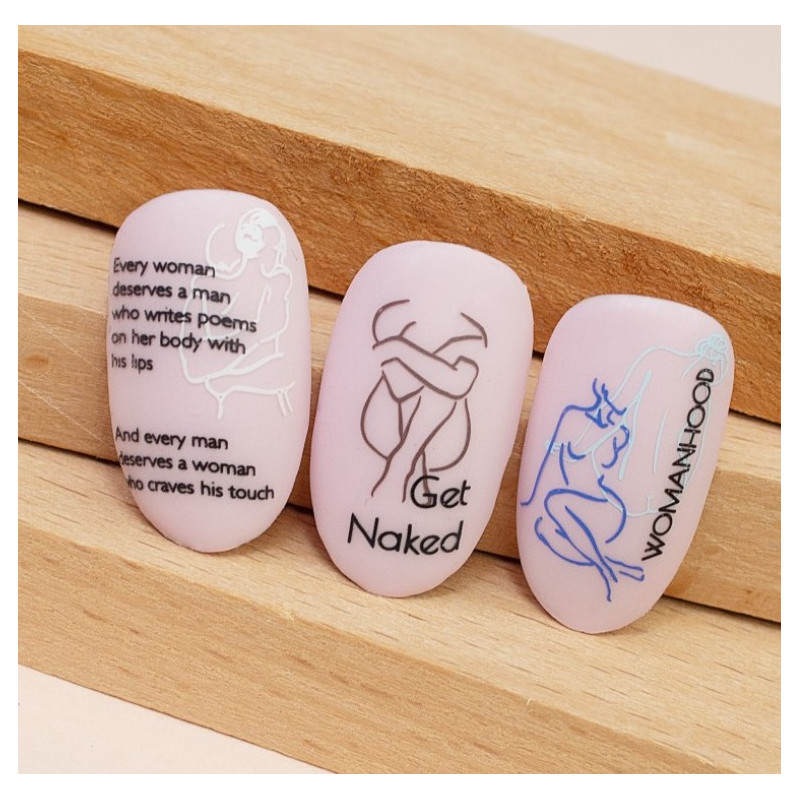 Schablone Naked Lesly-ALLE SCHABLONEN-Double Beauty Shop