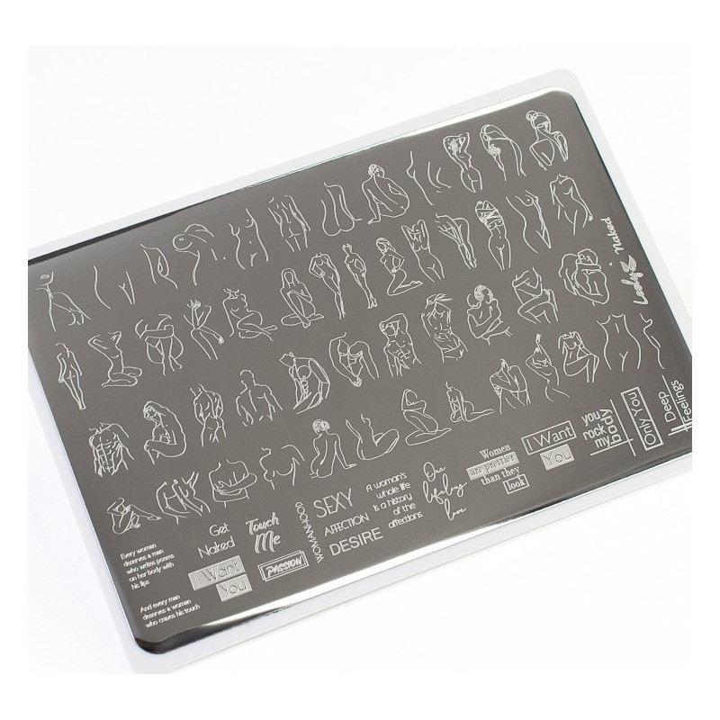 Schablone Naked Lesly-ALLE SCHABLONEN-Double Beauty Shop