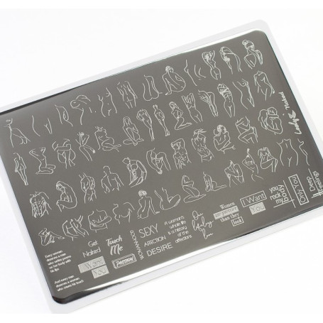 Schablone Naked Lesly