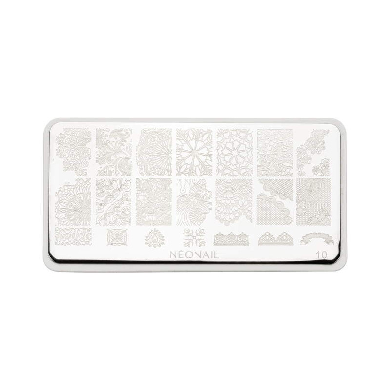 Stamping Schablone 10 Neonail-ALLE SCHABLONEN-Double Beauty Shop