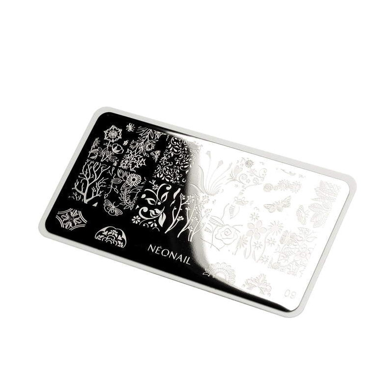 Stamping Schablone 09 Neonail-ALLE SCHABLONEN-Double Beauty Shop